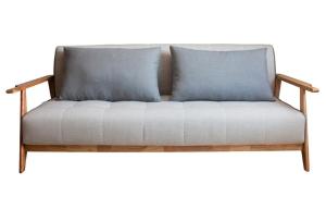 Раскладной диван с деревянным каркасом