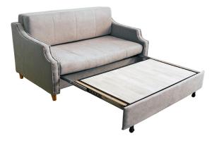 Тканевый раскладной диван-кровать с ящиком для хранения