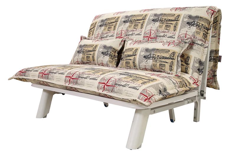 Раскладной диван-кровать с металлическим каркасом